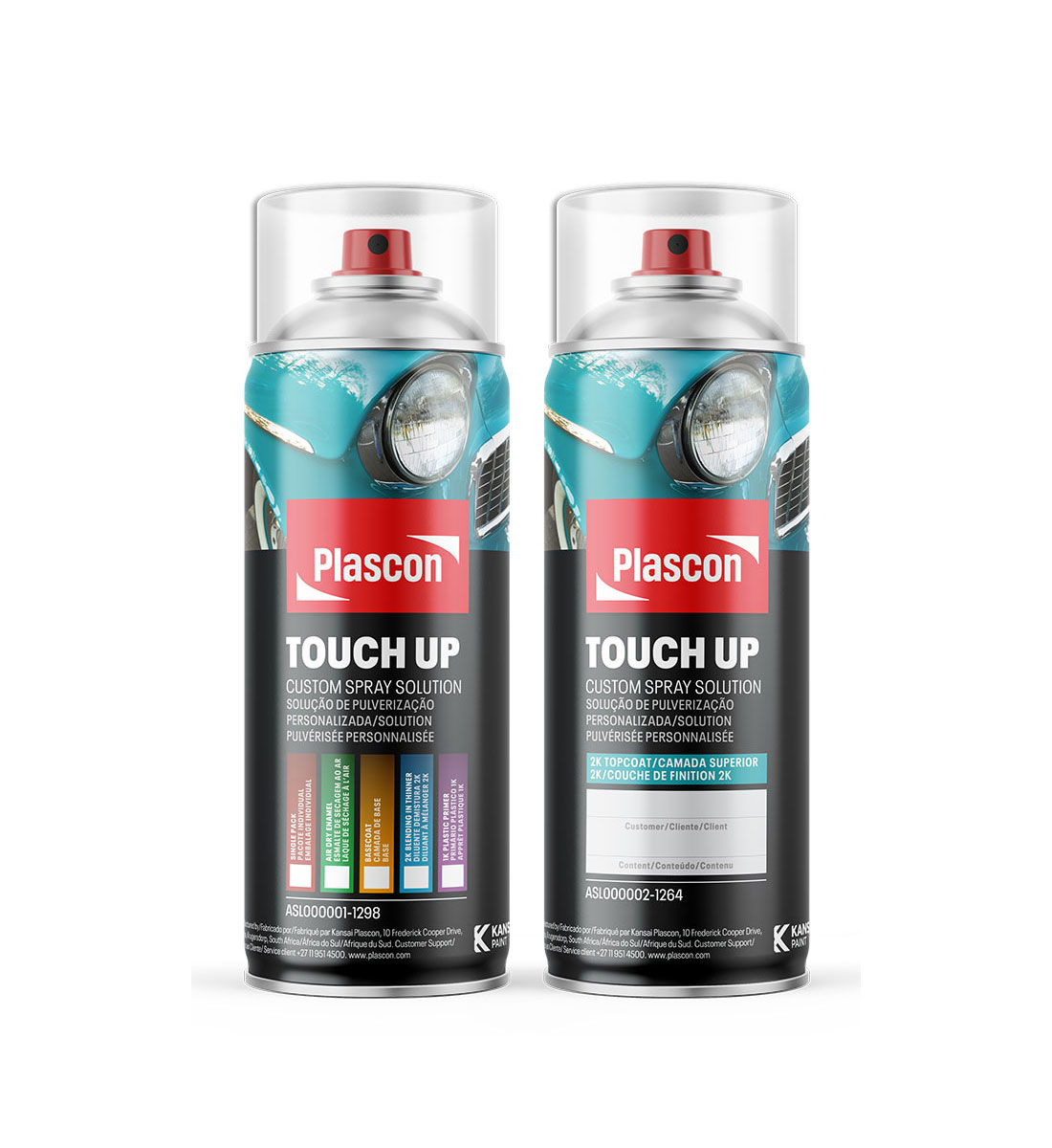 Automotive 2K Clear <br>TOUCH UP Aerosol 400ml Spray Can